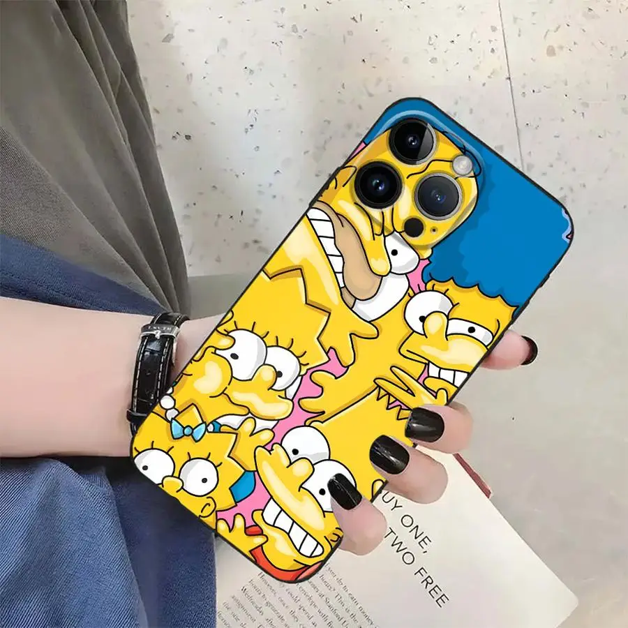 Cool Simpson Soft Back Phone Cover Case