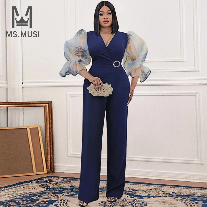 msmusi-2023-new-fashion-women-sexy-v-neck-lace-mesh-printing-bead-puff-long-sleeve-bodycon-party-club-flare-pant-lady-jumpsuit