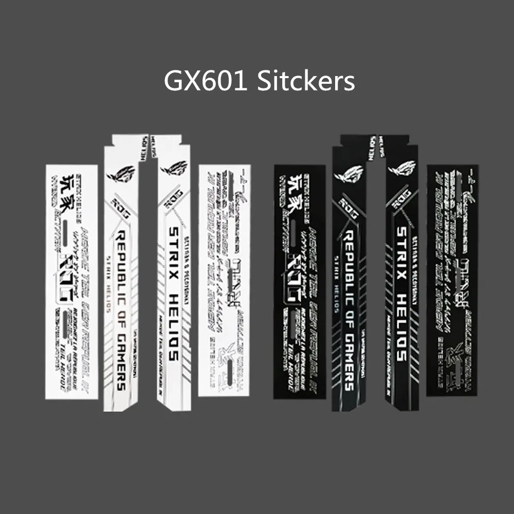 Faça Você Mesmo para Asus Gx601 Rog Strix Helios Mod Camurça Adesivos Gamers Chassis Decoração Case - Imagem 4