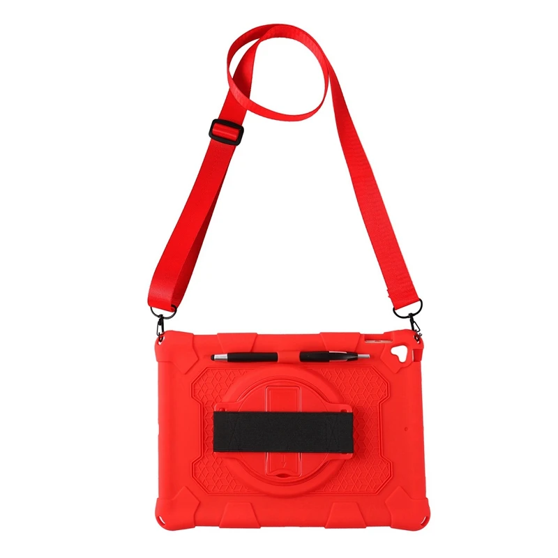 Custodia In Silicone Per Ipad 10.2 2020 2019 Ipad Air 10.5 2019 Ipad Pro 10.5 2017 Custodia Per Tablet Anti-Goccia Con Penna E Cinturino