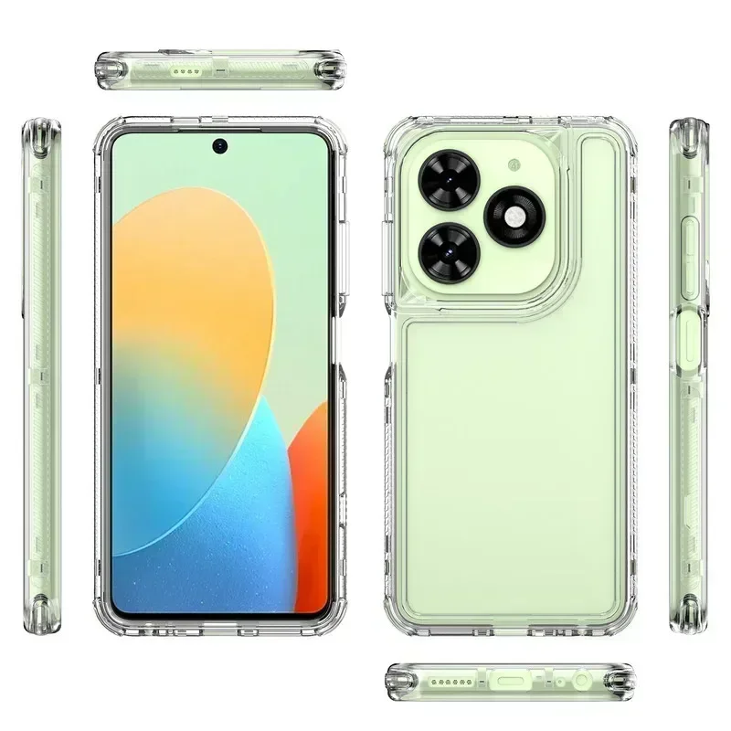 Transparent 5G Smartphone Case with Bumper Back Cover Design