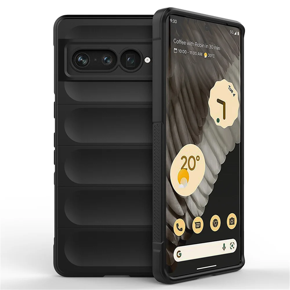 Shockproof Armour Matte Liquid Silicone Phone Case