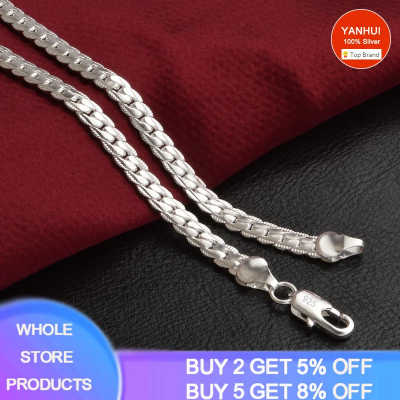 5MM Full Sideways Tibetan Silver S925 