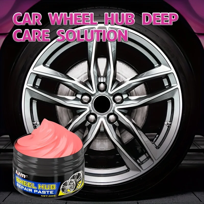 Wheel Hub Scratch Repair Wax-Deep Care Solution for Car Tires, No Residue Formula, Paint Scratch Remover for All Vehicles, Car