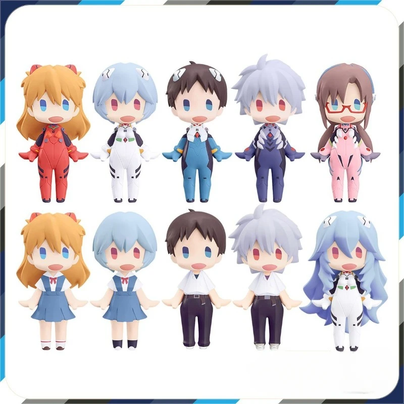 Ayanami Rei Anime Figura 22,5 cm Modello Personaggio con Testa Intercambiabile per Display e Regalo