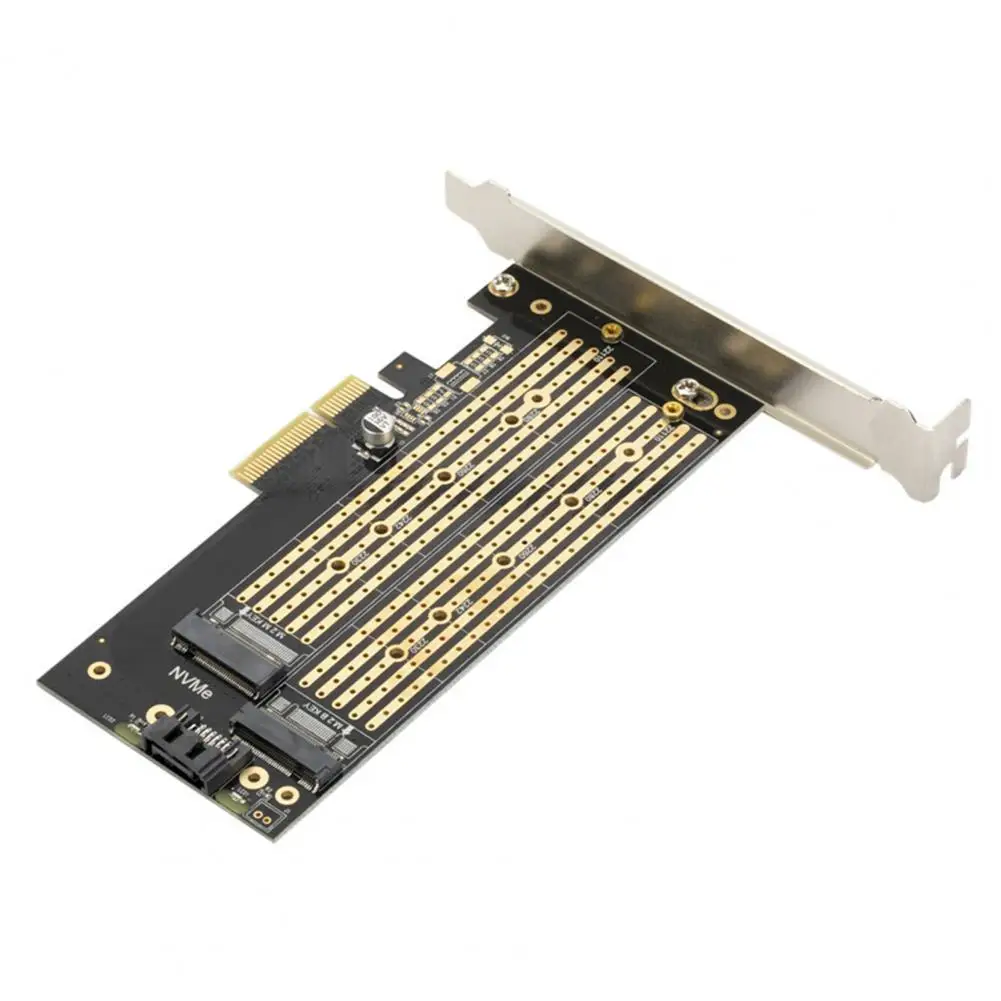 Карта адаптера Бесплатный PCB Простая установка двойной M.2 NVMe SSD NGFF к PCIE X16 X8 X4