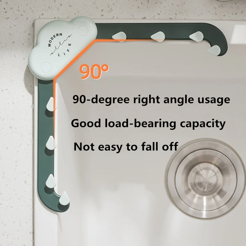 51pc Kitchen Sink Strainer Set,Triangle Draining Basket,Non-Food Contact Washing Mesh Filter,Hanging Storage Rack for Food Waste