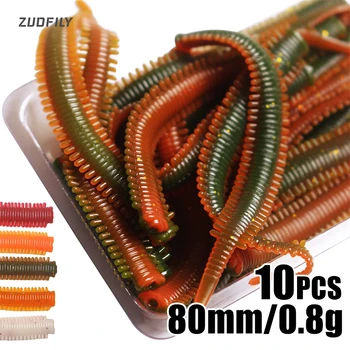 80mm Sand Silkworm Fishing Lures 1