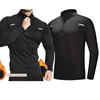 Long sleeved Warm Fleece T-shirts for Men 2023 Winter Half Zip Pullovers Men Breathable Running Fitness Sports Tops Tees Men 1