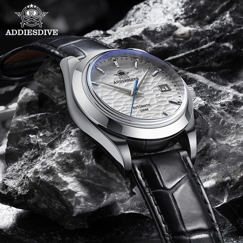Addiesdive NH35 Automatic 39mm 腕時計 ☆Weekly Deal☆ADDIESDIVE 39mm 3D Bark Texture Dial NH35