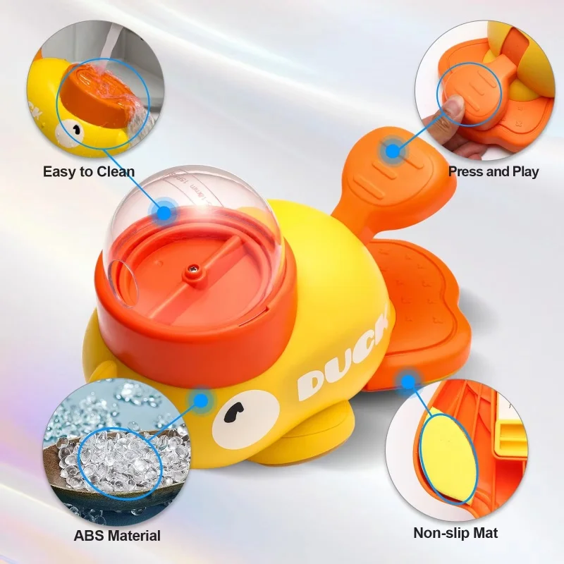 Dog Puzzle Feeder Interactive Pet Food Treat Dispenser Cartoon Duck Design Anti-slip Pet Automatic Feeder Toys for Dog Training 3