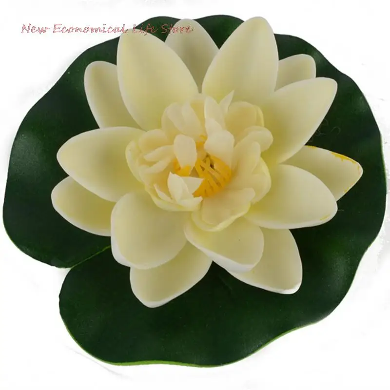 1 PCS 10cm Floating Lotus Artificial Flower Wedding Home Party Decorations DIY Water Lily Mariage Fake Plants