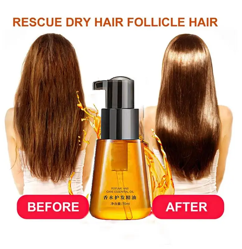 

70Ml Morocco Argan Hair Oil Nourishing Repair Damaged Restore Improve Split Hair Rough Remove Smoothing Soft Hair Essence oil