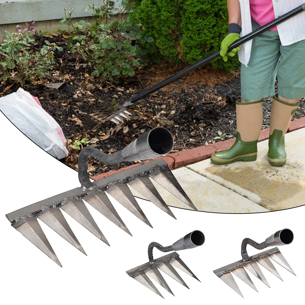 

Weeding Hoe Rake Farm Tool Weeding Scarifier Artifact Agricultural Tools Tooth Nail Harrow Metal Harrow Gardening Weeding Tools