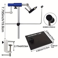 Sturdy Base Premium Aluminum Adjustable Fly Tying Vise 2