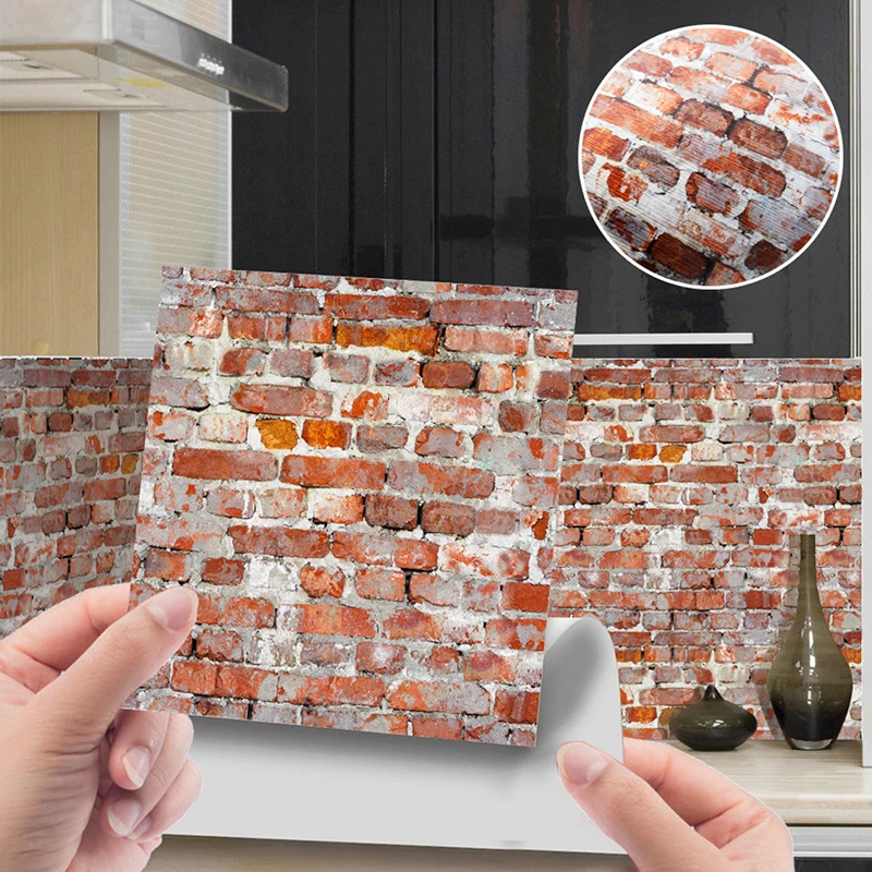 1Pc 1:12 Dollhouse Miniature Grain Floor Wallpaper Tiles Sticker Bathroom Living Room Decor Toy Doll House Accessories 4