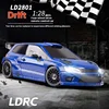 1/28 New Rc Ld2801 Cars Polo Rc Drift Car 2.4g Radio Control 4wd Full Proportional Throttle Control Toy Another Set Of Tires 2