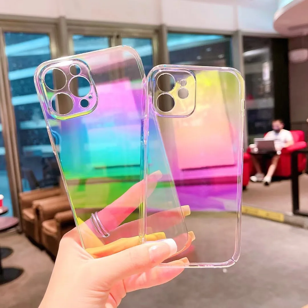Coque transparente de luxe Graient pour Samsung Galaxy A55 A35 A25 A15 A24 A73 A23 A53 A13 A33 A54 A34 A14 A52 A72 A51 A71 coque rigide_voghion.com