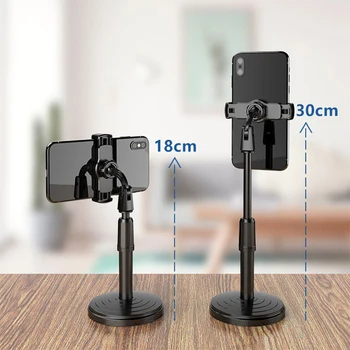 Treppiede da tavolo per telefono Smartphone Iphone con supporto per telefono supporto per staffa trippa per Mobile Telefoon Statief Stand Table