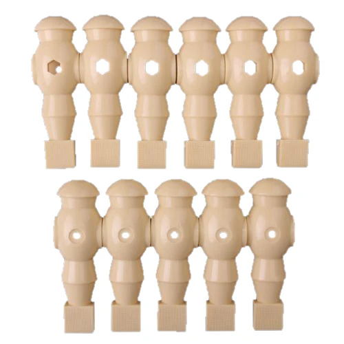 Plastic Foosball Players Indoor Game Foosball Man Parts Components 11Pcs table football game tabletop soccer game