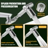 New Metal 1440° Rotatable Extension Faucet Sprayer Head Universal 2 Modes Bathroom Tap Extend Adapter Aerator Faucet Extender 2