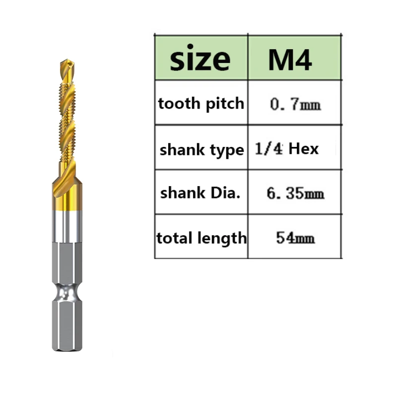 M4x0.7 Golden