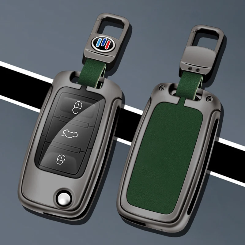 

Car Metal Key Case Cover For VW Volkswagen Polo Golf 4 5 6 Passat Tiguan Jetta For Skoda Octavia Seat Leon Altea Key Shell Fob