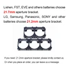 20PCS 21700 Lithium Cell Cylindrical Battery Holder Batteries Pack Plastic Holder Case Bracket for Battery Pack DIY 5