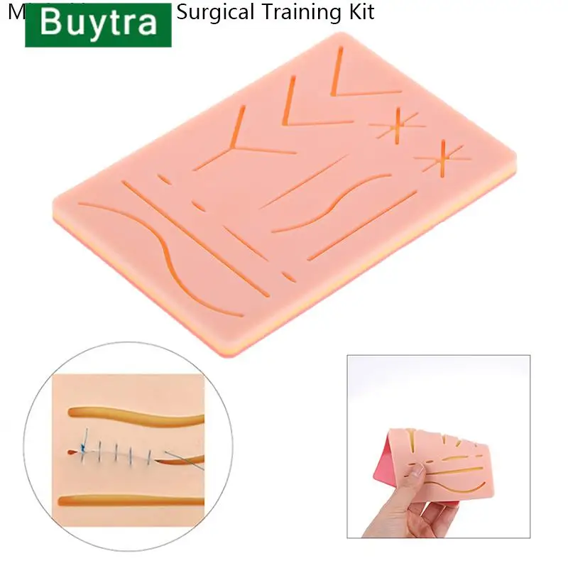 

1pc Silicone Skin Pad Suture Training Kit Surgical Wound for Surgeon Medical Practice Training Traumatic For Medical Students