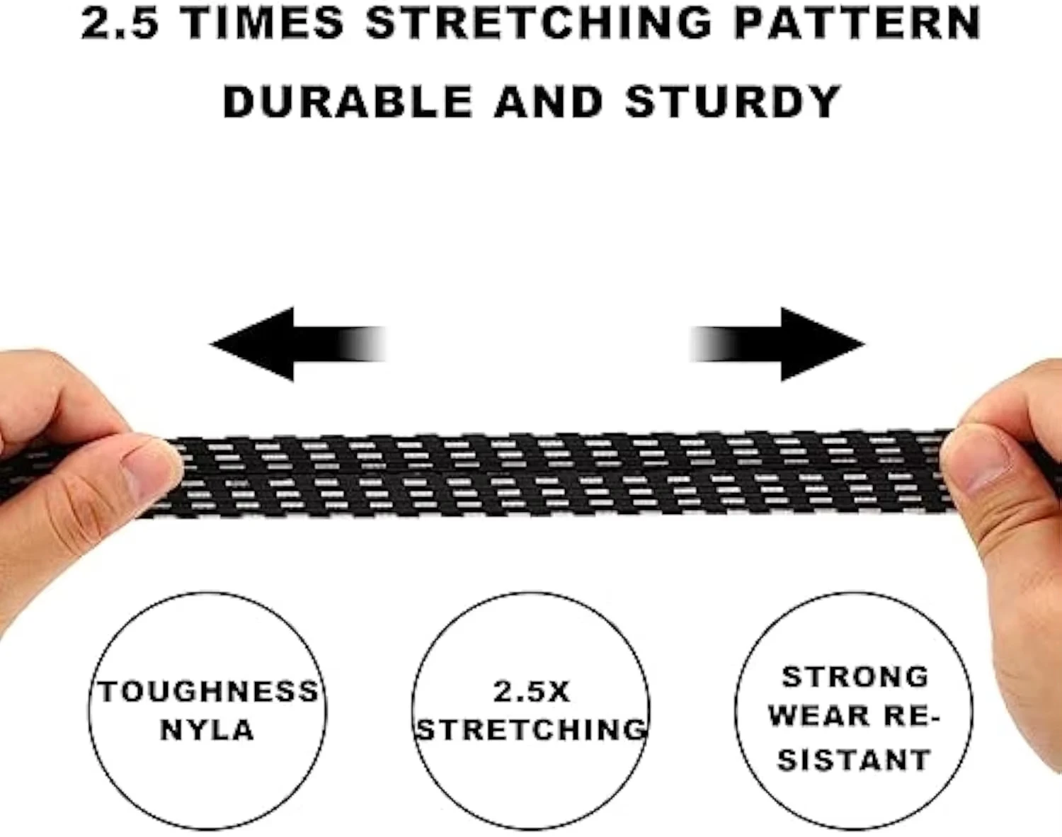 Adjustable Elastic Bike Luggage Straps with Hooks