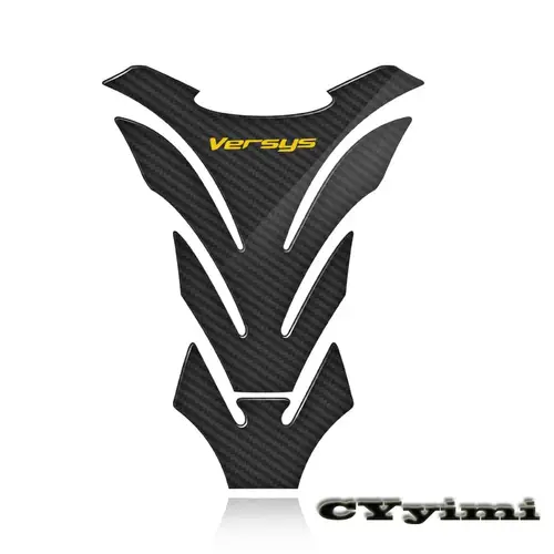 3D Carbon Fiber Motorcycle Fuel Tank Pad Cover Protector Decal Stickers For  VERSYS (650cc)  VERSYS 1000 VERSYS 650 1000 LOGO - Image 7