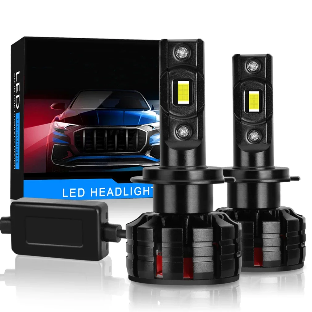 

2Pcs H1 H3 H4 H7 Led Canbus H8 H11 HB3 9005 HB4 9006 Led Headlights Mini 100W 20000LM Car Light Bulbs Automobiles Auto Lamp