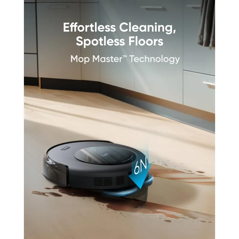 eufy Robot Vacuum Omni C20 with All-in-One Station, Auto Emptying, Mop Washing and Drying for Hands-Free Cleaning