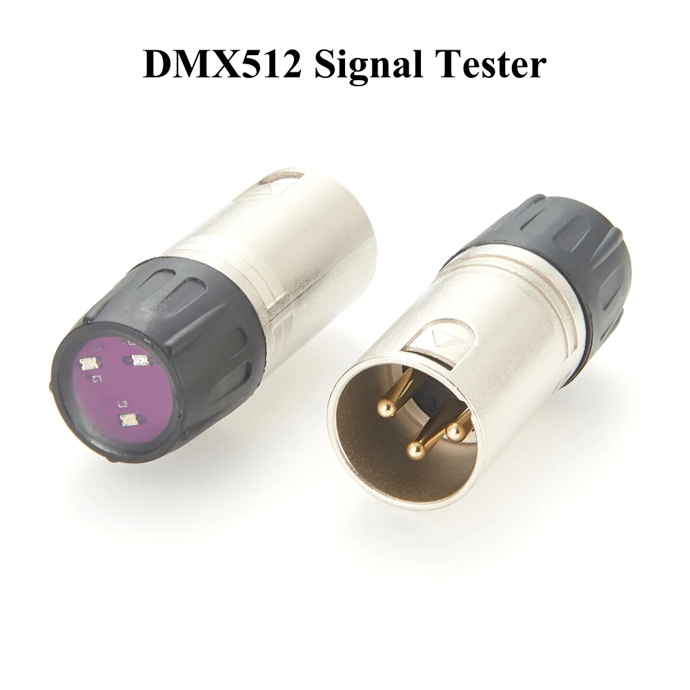 Probador De Se al DMX512 XLR Probador De Cable DMX512 De 3 Pines probador-de-se-al-dmx512-xlr-probador-de-cable-dmx512-de-3-pines