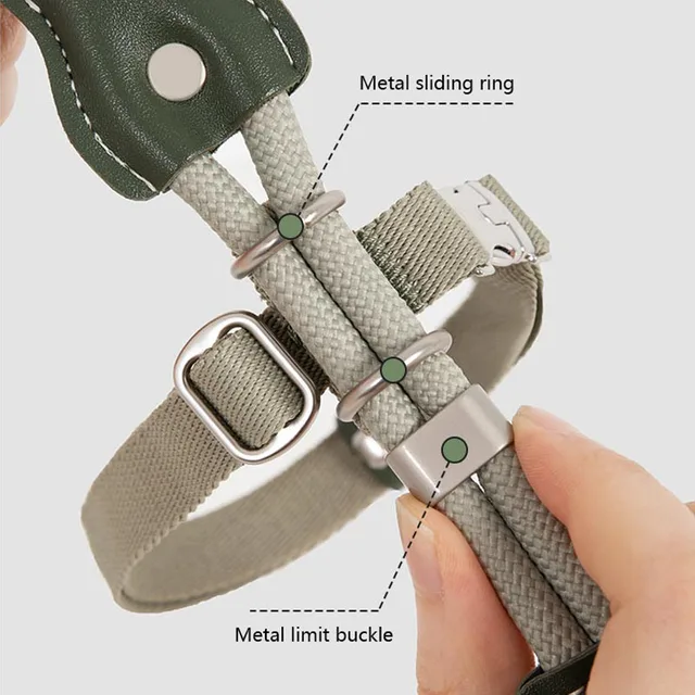 Cat Harness Leash Set Adjustable I-shaped Rraction Rope Chest Strap Pet Outdoor Supplies Breathable Harness Leash Puppy Cat Vest 2