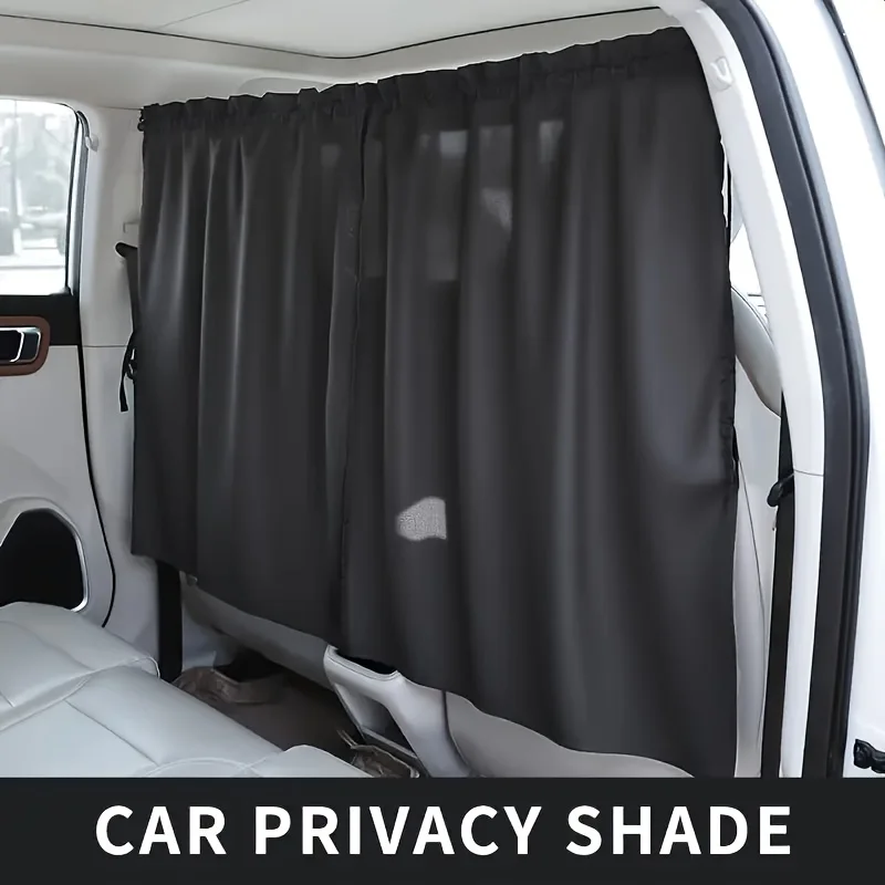 No-Drill Car Partition Curtain and Sunshade Privacy Screen