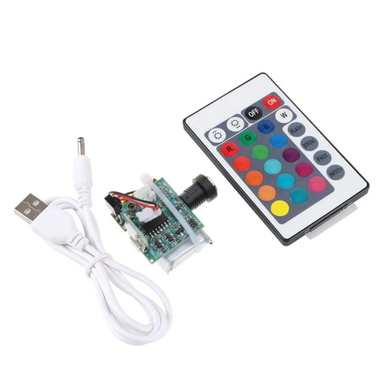 Placa de lámpara de Luna LED USB, 16 colores, Control remoto, fuente de luz nocturna, piezas de impresora 3D con Control remoto