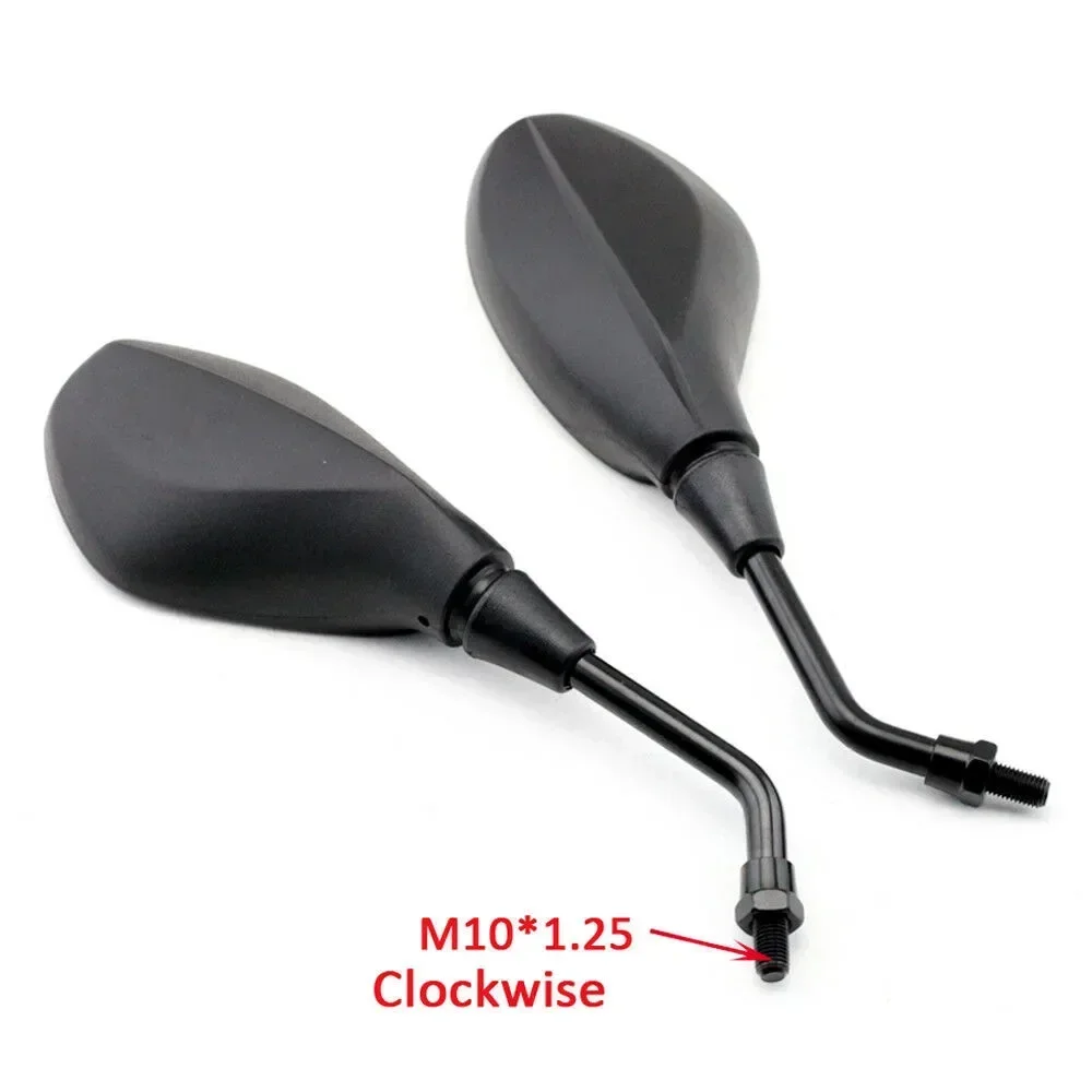 Motorcycle Rearview Side Mirrors M10X1.25 For BMW S1000R F650GS F700GS F750GS F800GS F850GS F800R 08-11 For Aprilia Tuono SL750 5