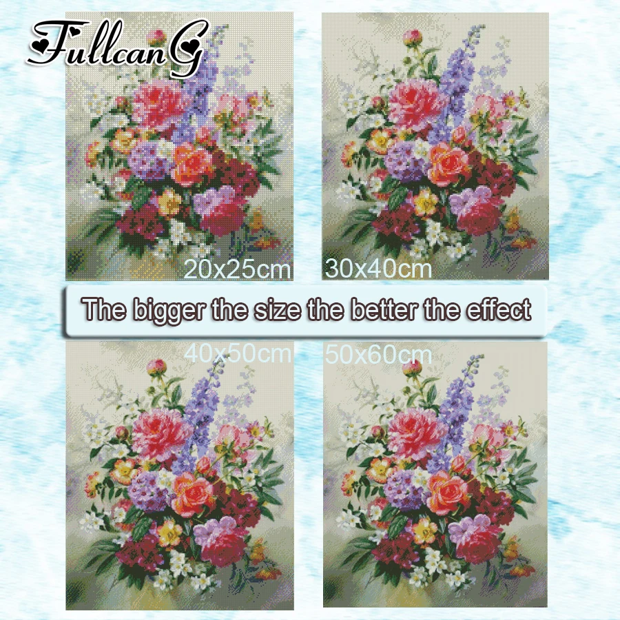 Abstract Lily Diy Diamond Painting Cross Stitch Kits - Temu