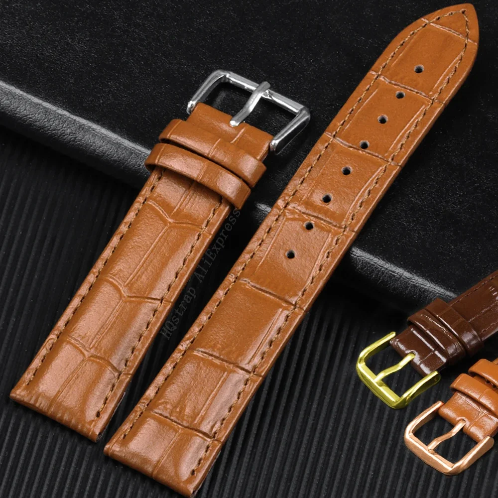 Customized Leather 12 mm Wristwatch Band R53921706_K0003545