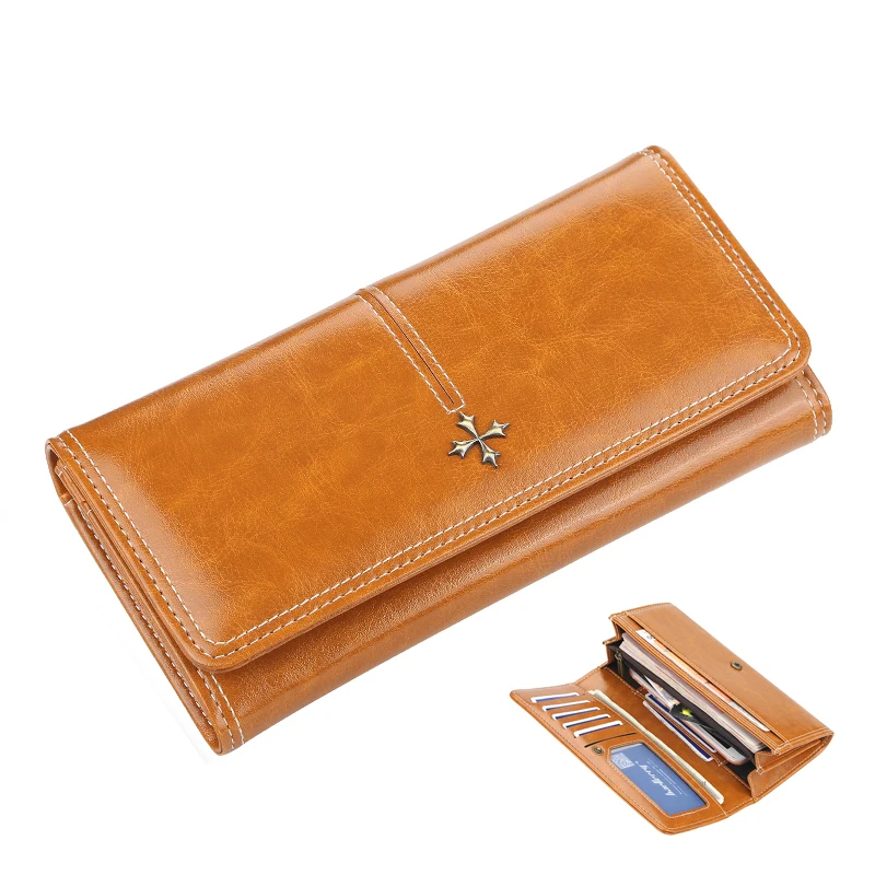 

Envelope Design Women Leather Wallet Large Capacity Clutch Female Long Wallets Purses Money Clip Card Holder Hasp Red Phone Bag