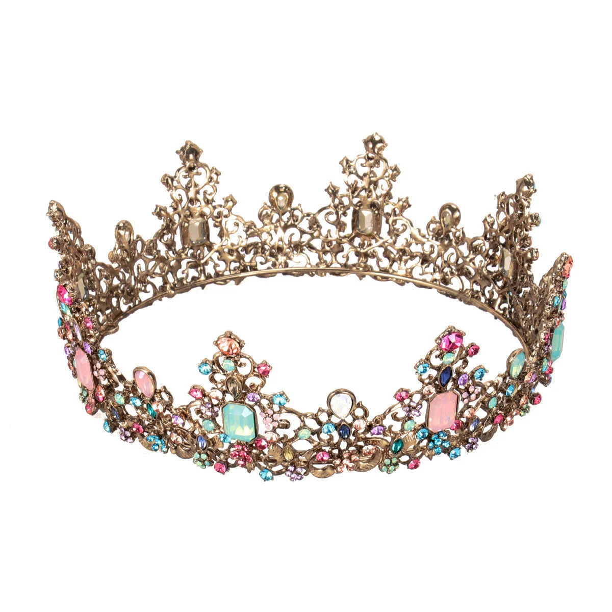 

Аксессуары для волос женская тиара Желейная цветная корона для свадьбы Женская корона с кристаллами для невесты