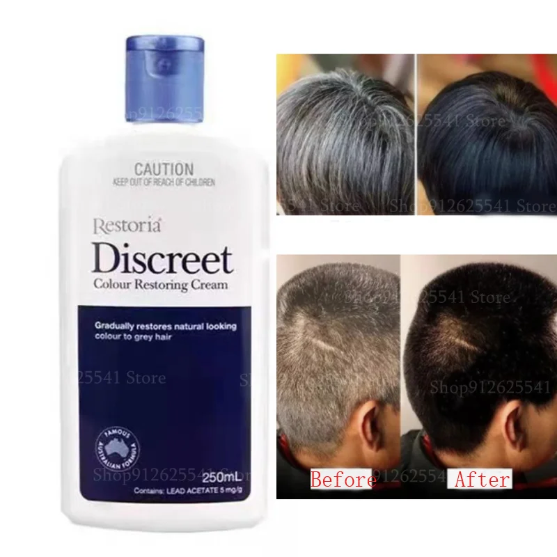 

250ml Effective Original Restoria Discreet Colour Restoring Cream Lotion Reduce Grey Hair for Men and Women Hair Care