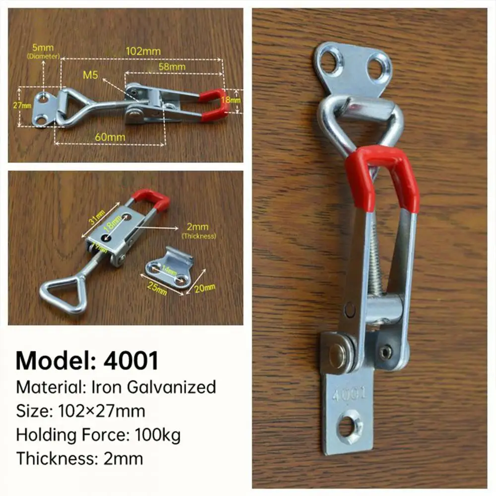 Toggle Clamp Adjustable for Cabinet Boxes Lever Handle Lock Sliding Door Furniture Hardware furniture hardware,toggle latches,buckle clamp