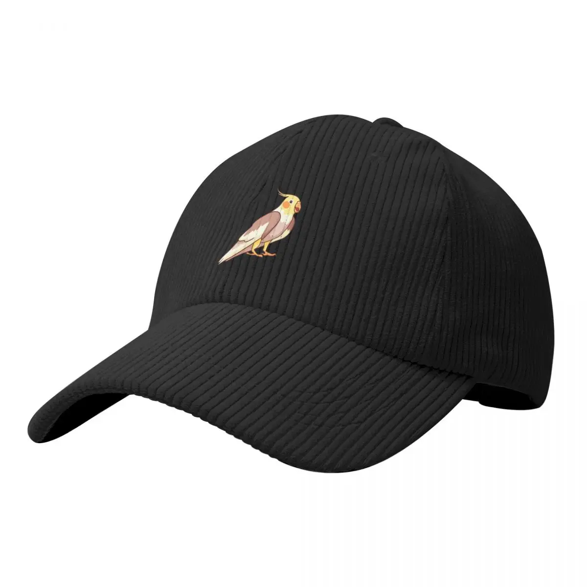 

cockatiel bird Corduroy Baseball Cap Snap Back Hat Hat Baseball Cap New In Hat Men Hats Women's