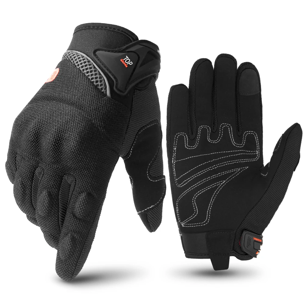 Breathable Touch Screen Motorcycle Racing Gloves - Summer Sports Protective Gear