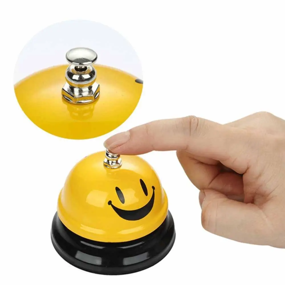 Multiple-styles Stable Base Desk Call Bell Novelty Alloy Craft Restaurant Timer Funny Metal Service Bell Student Gift