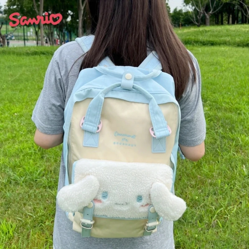 

Sanrio Cinnamoroll Bags Y2k Girl Cartoon Luxury Design Schoolbag Women Cute Trend Backpacks Tablet Bag Shoulder Bag Korean Style