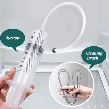 5/6Set Refrigerator Drain Hole Clog Remover Dredge Cleaning Tools Fridge Hole Brush Water Outlet Cleaner for Household Clean 1