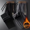 Men's Corduroy Pants Thiened Fce Casual Straight Leg Trousers Spring Autumn Winter New Arrival Warm Polyester Fiber